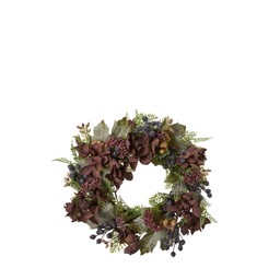HYDRANGEA Wreath Green - Green - 35x11cm