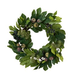 FICUS CARICA Wreath Green - Green - 46x12cm
