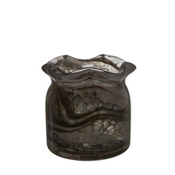ZOE Ljuslykta/Kruka Grå - Grå - 11x11cm