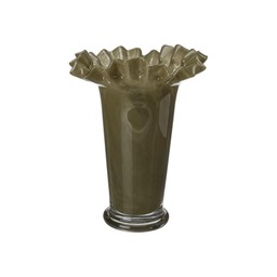 HATTIE Vase Green - Green - 23x31cm
