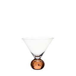 ZORA Glass Clear/Peach - Clear/Peach - 12x11cm