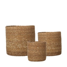 BELLE Pot S/3 Natural - Natural - 19x19 15x15