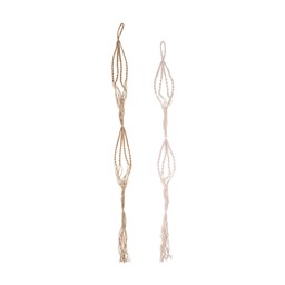 ELLE Hanging pot Double Mix Natural, Offwhite - Natural/Offwhite - 150cm