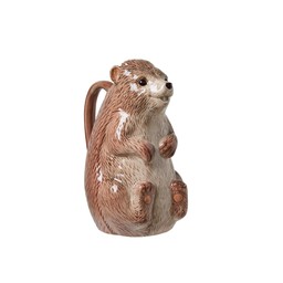 HEDGEHOG Jug Brown Melange - Brown Melange - 12x16x23cm