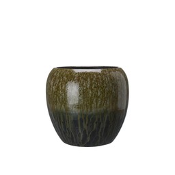 MARCELLA Pot Green Melange - Green Melange - 29x26cm