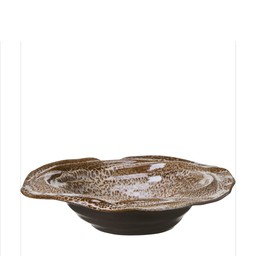 LINDA Bowl Brown Melange - Brown Melange - 34x9cm