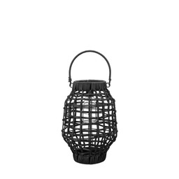 DINNA Lykta Solcell Svart - Svart - 21x31cm