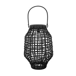 DINNA Lykta Solcell Svart - Svart - 27x39cm