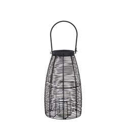 DAGNY Lantern Black - Black - 24x42cm