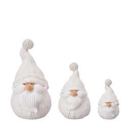 TOMTE 3/S Vit - Vit - 10x17 8x13 5x9cm