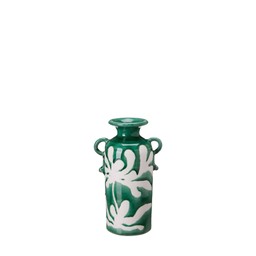 GISELA Vase Green Melange - Green Melange - 13x9x20cm