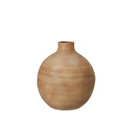 AYANA Vase Brown Melange - Brown Melange - 17x19cm