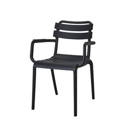 BIARRITZ Karmstol Svart - Svart - 55x53x85cm