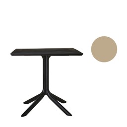 BIARRITZ Bord Beige - Beige - 80x80x74cm