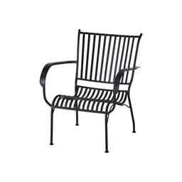 PALERMO Loungechair Black - Black - 61x57x76 cm