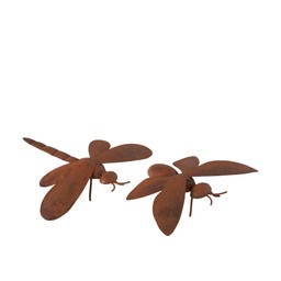 AMY Insects Mix Rust - Rust - 21x19x4 20x12x4cm