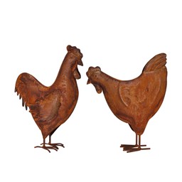 ROOSTER & HEN Mix Rust - Rust - 15x22, 17x20cm