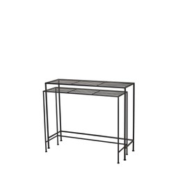 ANCONA Sidetable S/2 Black - Black - 95x30x77cm