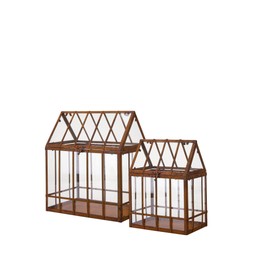 KAIA Geenhouse S/2 Rust - Rust - 30x19x35 22x14x29cm