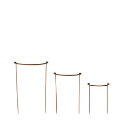 CELIA PLANT SUPPORT S/3 Rust - Rust - 60x100 49x80 40x60cm