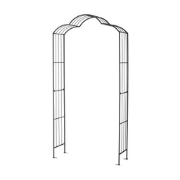 ROSIE Portal Svart - Svart - 115x40x225cm