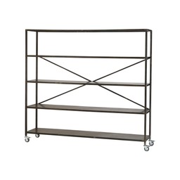 BREMEN Shelf Antique - Antique - 180x42x184cm