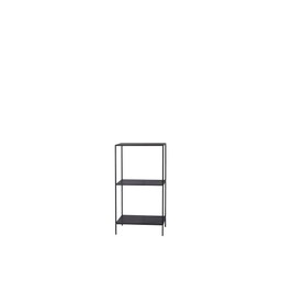 LISSABON Shelf Black - Black - 50x35x94cm