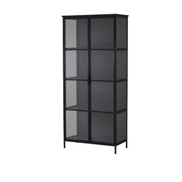 VIENNA Cabinet Black - Black - 80x40x180cm