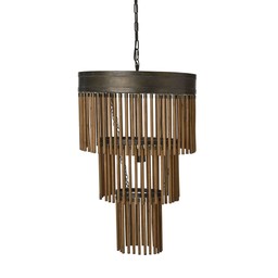 AGDA Taklampa Brun/Svart - Brun/Svart - 50x85 +XXcm
