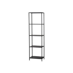 TOULON Shelf Black - Black - 51x35x180cm