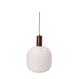 MODENA Taklampa Offwhite/Brun - Offwhite/Brun - 53x35+150cm