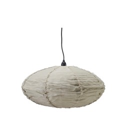 FLORES Pendant Lamp Linen - Linen - 60x30 +150cm