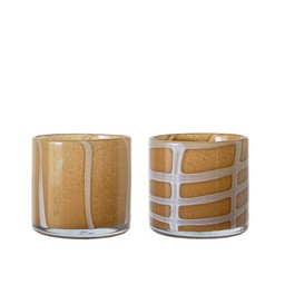 SPHERE Lantern/Pot Mix Brown - Brown - 10x10cm