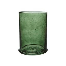FELINE Vase/Lantern Green - Green - 14x20cm