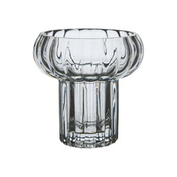 FIONA Bulb Vase Clear - Clear - 13x13cm