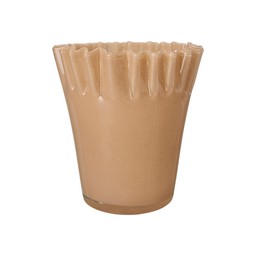 EDWINA Vase Sand - Sand - 18x19cm