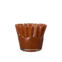 EDWINA Pot Orange - Orange - 15x12cm