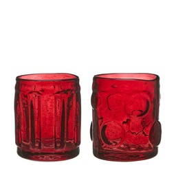 NIKKI Lantern Mix Dark red - Dark red - 9x10cm