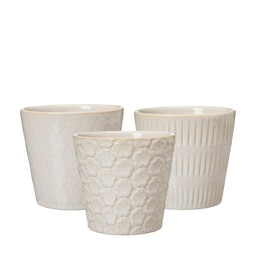MAJKEN Midikruka Mix Vit - Vit - 10x9cm