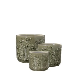 GUNNEL Kruka 3/S Grön - Grön - 16x15, 14x12, 12x10