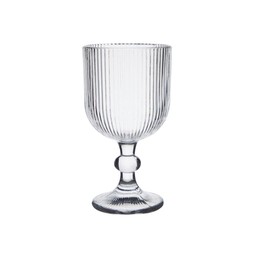 EVIE Glass on foot Clear - Clear - 9x17cm