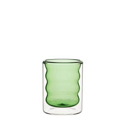 IDA Tumbler Clear/Green - Clear/Green - 7x9cm