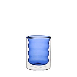 IDA Tumbler Clear/Blue - Clear/Blue - 7x9cm