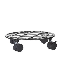 GABRIELLA Pot Cart Black - Black - 40x7cm