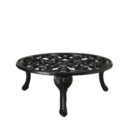 KIRA Pot Stand Black - Black - 27x11 cm