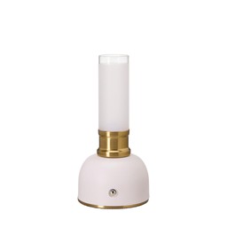 LUCCA LED Bordslampa Vit - Vit - 10x20 cm