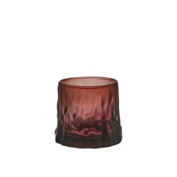 ANETTE Ljuslykta Plommon - Plommon - 8x7cm