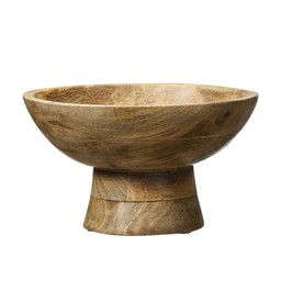 AMBA Bowl on foot Natural - Natural - 30x14cm