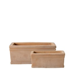 PAMELA Kruka 2/S Antik Terrakotta - Antik Terrakotta - 42x21x17 28x14x13cm