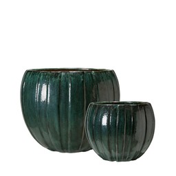 ELLA Pot S/2 Jade Green - Jade Green - 60x40 40x32cm